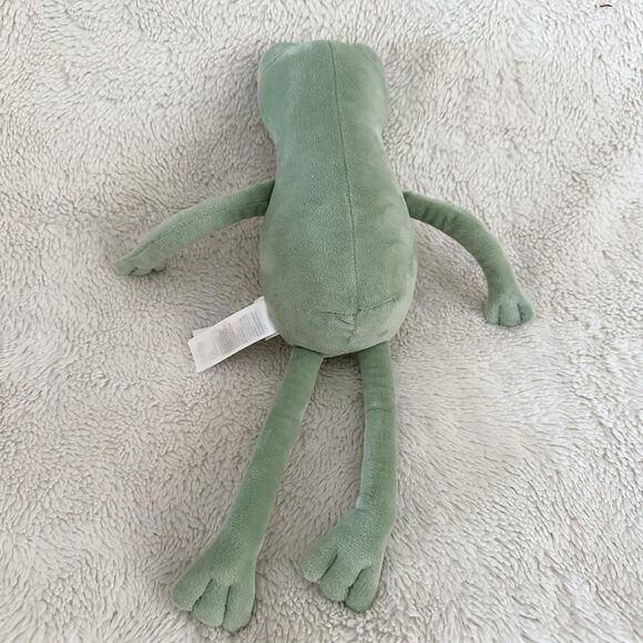 H&M Home Kids Frog Plush Green 13” Stuffed Animal Toy Amphibian Baby - Picture 4 of 5